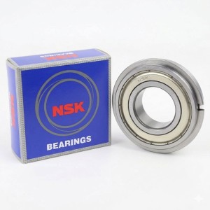 NSK 6206 ZZ NR Bearing | 30x62x16mm Snap Ring Groove