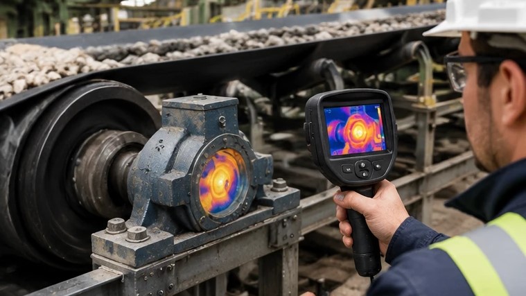 Thermal Imaging and Operating Temperature Tracking bearings